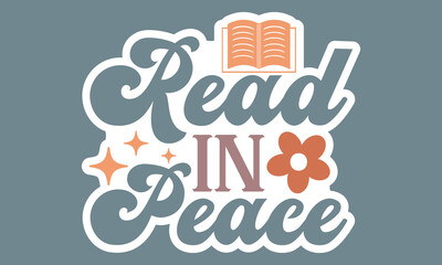 Book Lover Sticker Bundle And  Single Design