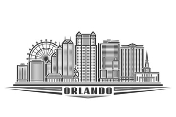 Vector illustration of Orlando