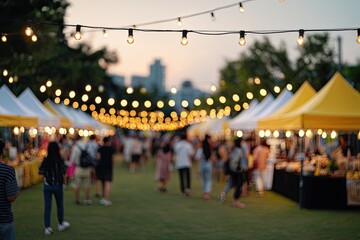 Evening Market Gathering
