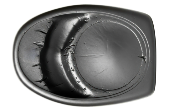 Calligraphy Inkstone isolated on a transparent background