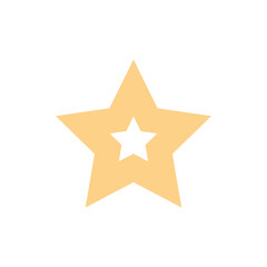 ﬂat north star logo
