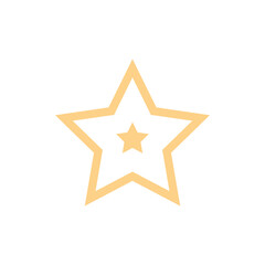 ﬂat north star logo