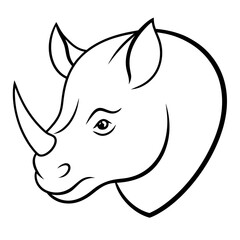 vector illustration of a cartoon pig
