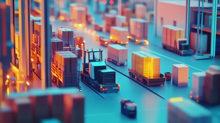 A logistics warehouse with a customer service team handling delivery concerns.