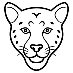 vector illustration of a tiger
