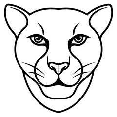 vector illustration of a cartoon tiger