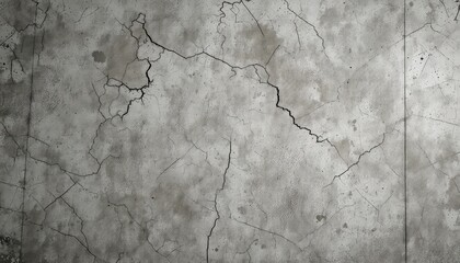 Obraz premium Abstract grey textured wall with irregular cracks and surface imperfections creating an interesting pattern