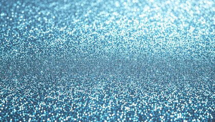 Obraz premium A shimmering expanse of light blue sparkle and glimmer with soft blurred circular bokeh effects background