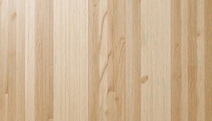 Fototapeta premium Pale hardwood flooring showcases subtle grain and natural texture, suitable for backgrounds and adding warmth to design projects.