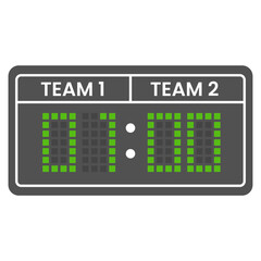 Scoreboard icon vector
