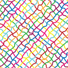 Fototapeta premium abstract colorful background pattern design geometrical shapes wallpaper minimal line art 