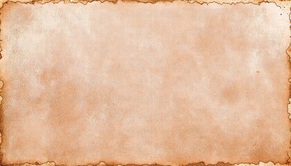 Aged Parchment Texture Background with Faded Edges, Providing a Rustic and Vintage Look for Graphic Design and Creative Projects