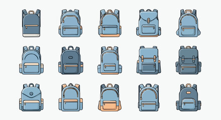 Stylish backpacks collection, perfect for back to school