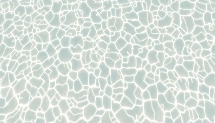 Obraz premium Abstract shimmering light reflecting off pale blue liquid surface forms a visually calming organic web pattern