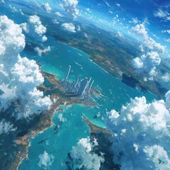 Sky View Coastal Paradise