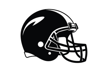 Fototapeta premium 3d american football helmet isolated on white background 
