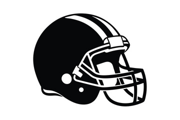 3d american football helmet isolated on white background 