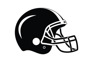 3d american football helmet isolated on white background 