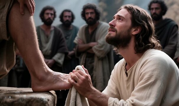 Jesus Washes the Disciples&rsquo; Feet, A Humble Act of Love and Servant Leadership