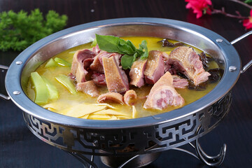 Chinese cuisine, Cantonese cuisine, salted goose pot dumplings