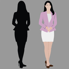 fashion girls vector illustration
