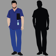 vector illustration of a man