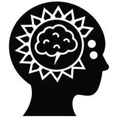mental health vector icon