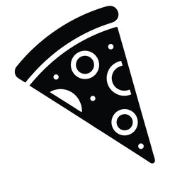 pizza slice vector icon