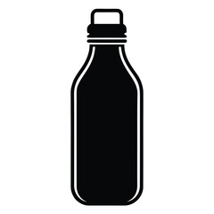 reusable bottle vector icon