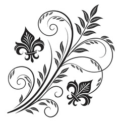 abstract floral design