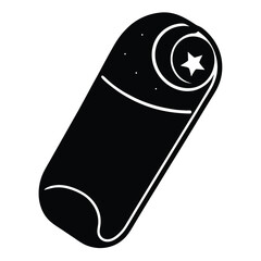 sleeping bag vector icon