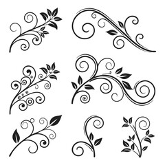 abstract floral design