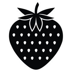 strawberry vector icon