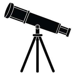 telescope vector icon