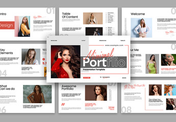Minimal Creative Portfolio Presentation Template