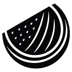 watermelon vector icon