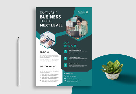 Professional Corporate Business Flyer Layout