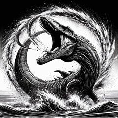 Liopleurodon Aquatic Symbol