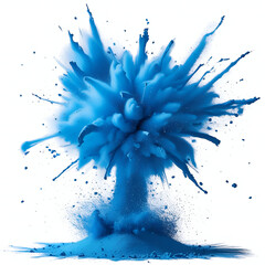 water splash isolated on white