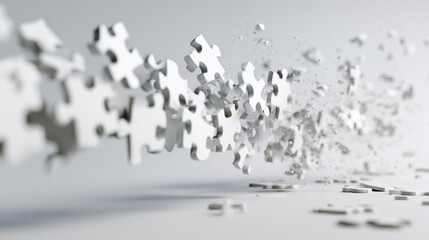 Dynamic Puzzle Pieces in Motion