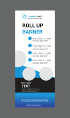 rollup banner design vector file 4/10.