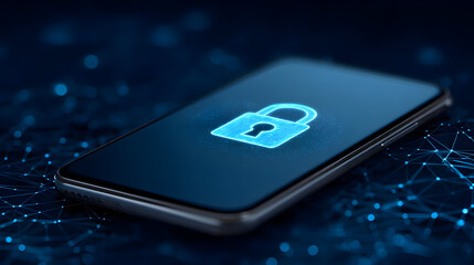 displaying alert about malware attempt with futuristic error animation