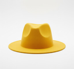 yellow hat isolated