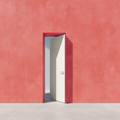 Open Doorway on Coral Wall