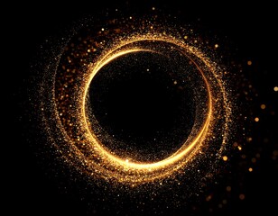Golden Ratio Spiral Dustfield