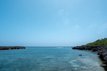 Fototapeta premium 宮古島の空と海の景色