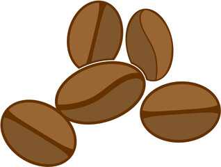 background ilustration coffee beans