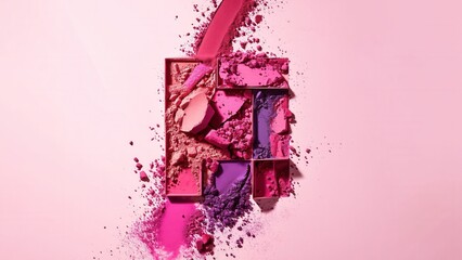 Makeup Palette with Crushed Pigments