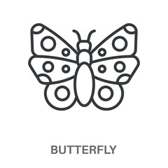 Simple Butterfly Design Icon, Simple Style Design Inspiration For Any Logos Interface And Purpose