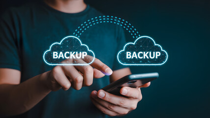 Seamlessly backup data with your smartphone using modern cloud technology